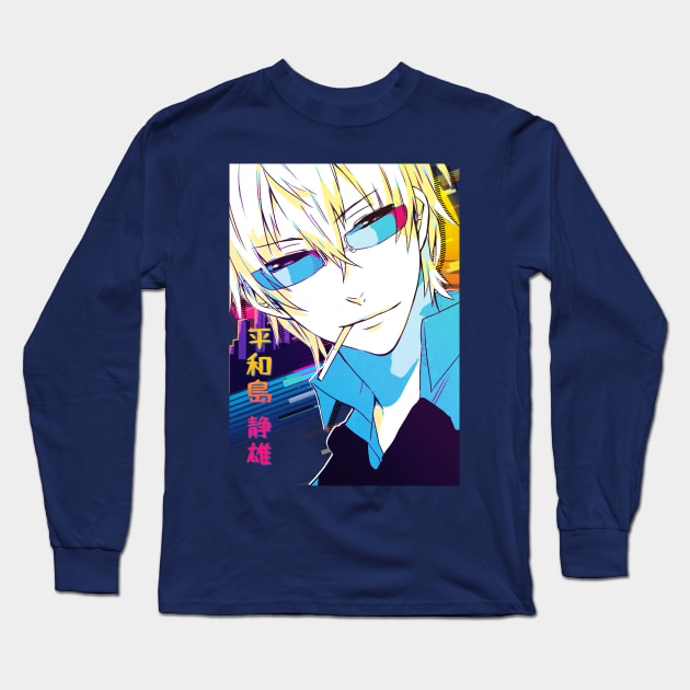 Durarara!! - Shizuo Heiwajima Long Sleeve T-Shirt by 80sRetro